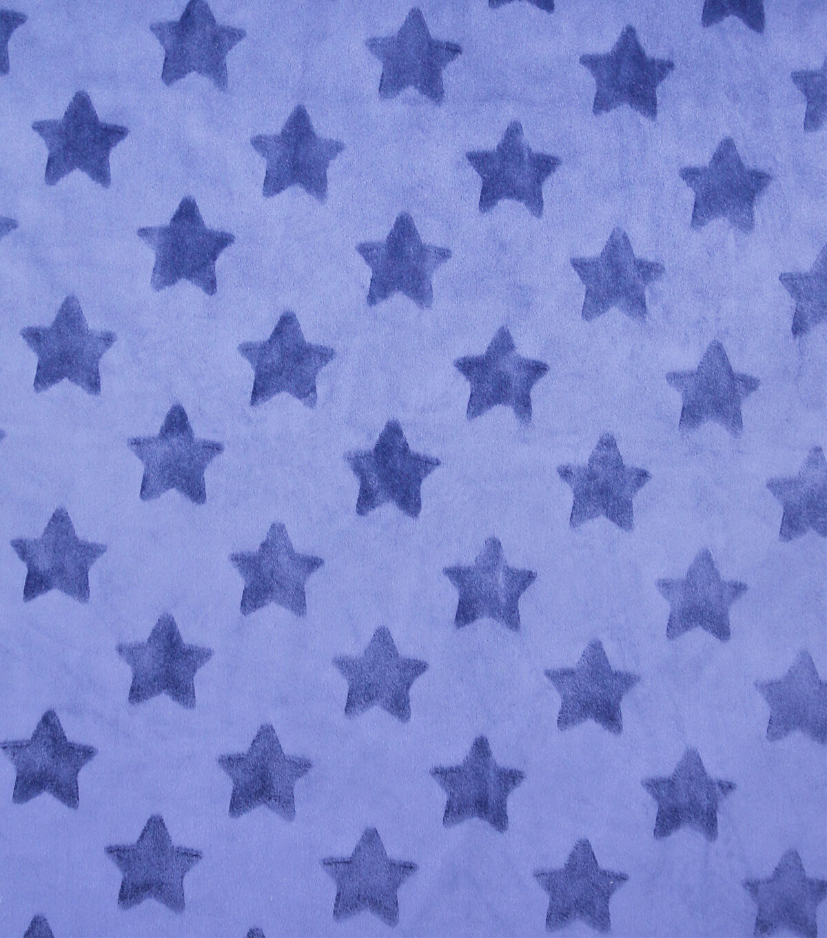 Soft & Minky Light Blue Star Fleece Fabric