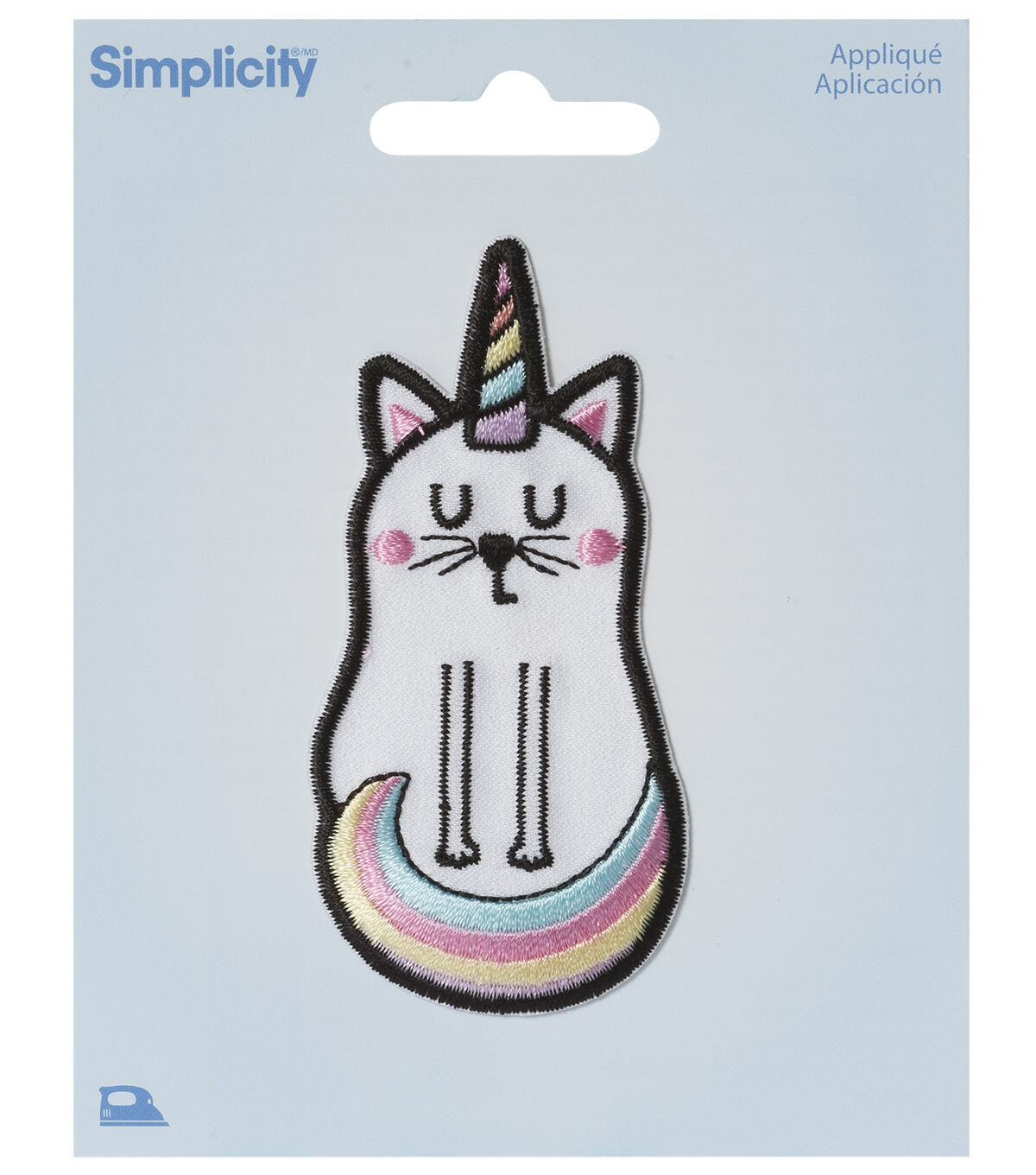 Simplicity 3 Unicorn Cat Iron On Patch