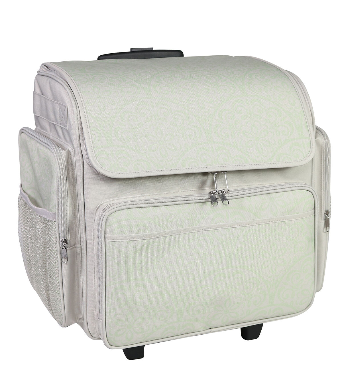 Everything Mary 18 White Paper Crafting Rolling Storage Tote