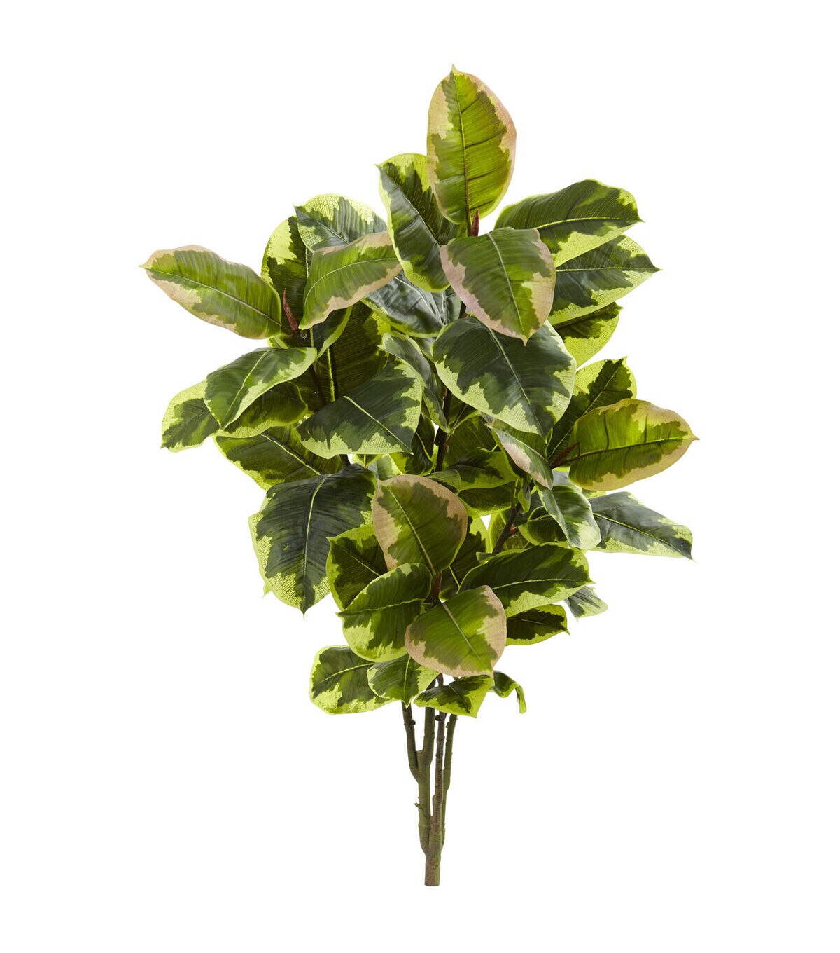 Nearly Natural 40 Real Touch Rubber Leaf Artificial Plant 2ct