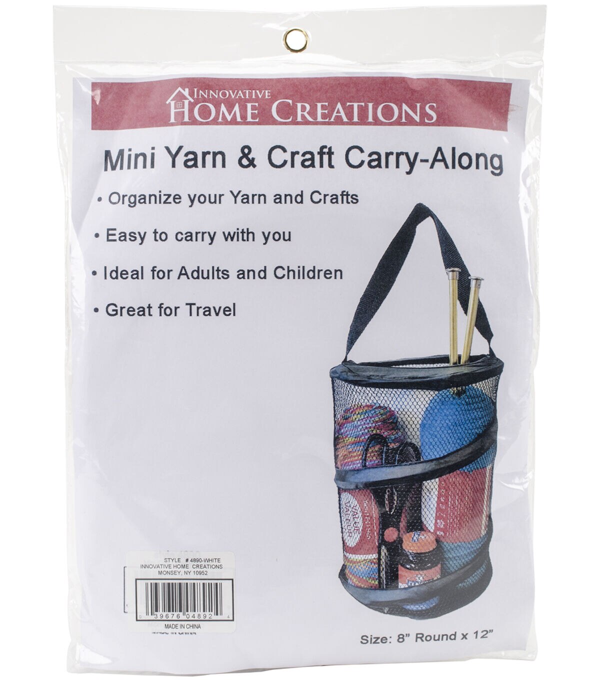 Innovative Home Creations Yarn & Craft Carry Along 8''x12''