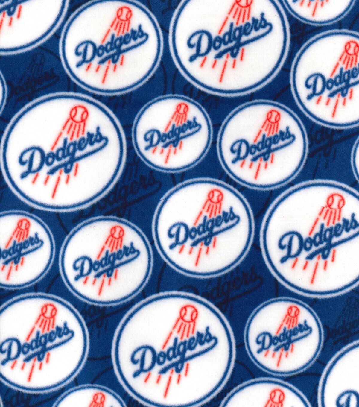 Fabric Traditions MLB Fleece Fabric LA Dodgers