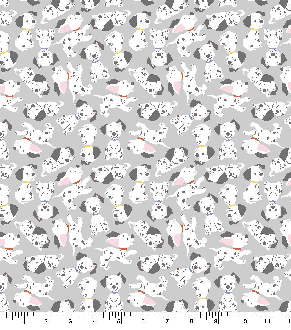 Disney Cotton Fabric 101 Dalmations Toss