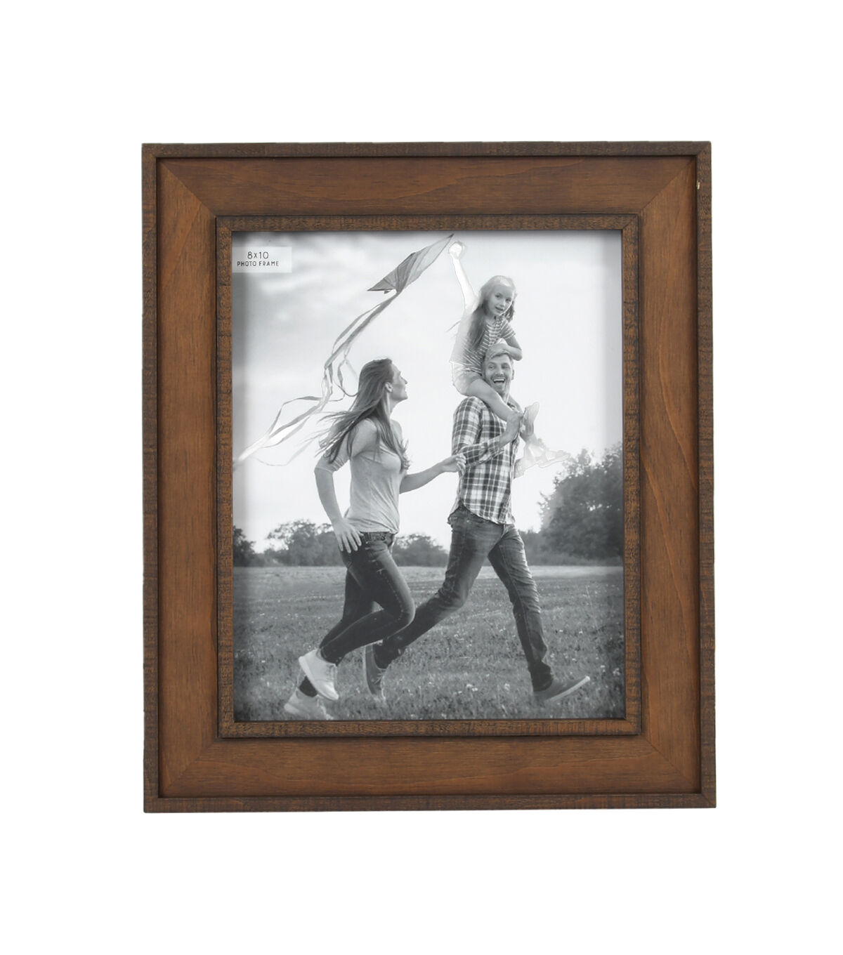8 x 10 Dual Tone Molded Wood Wall Tabletop Picture Frame by Hudson 43