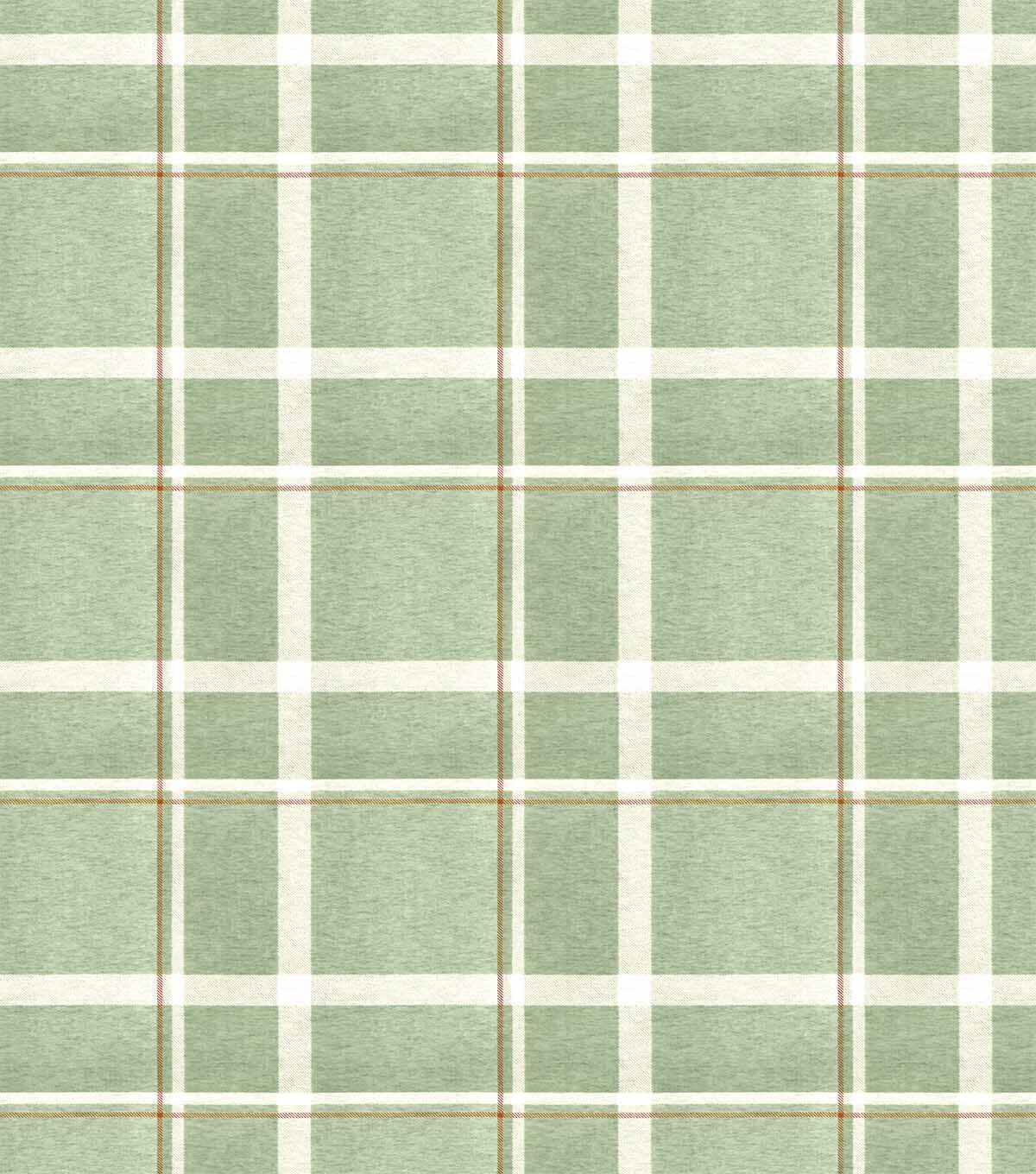 Teal Plaid Super Snuggle Flannel Fabric