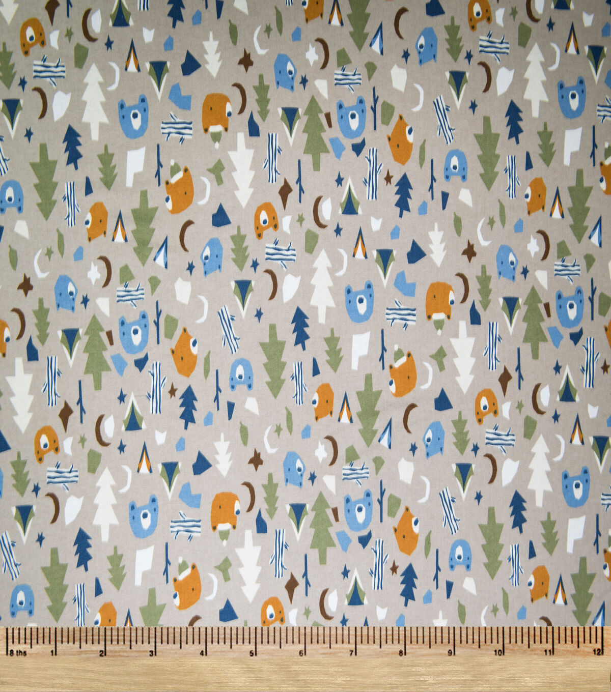 Super Snuggle Tossed Wilderness Baby Flannel Fabric