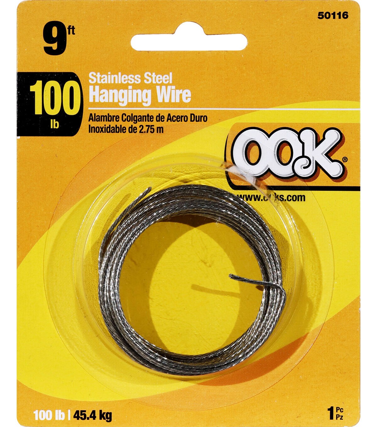 Ook 9' Stainless Steel Hobby Wire 100lbs