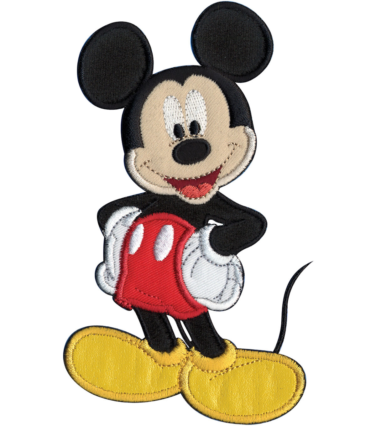 Disney 5 Mickey Mouse Iron On Applique 1ct