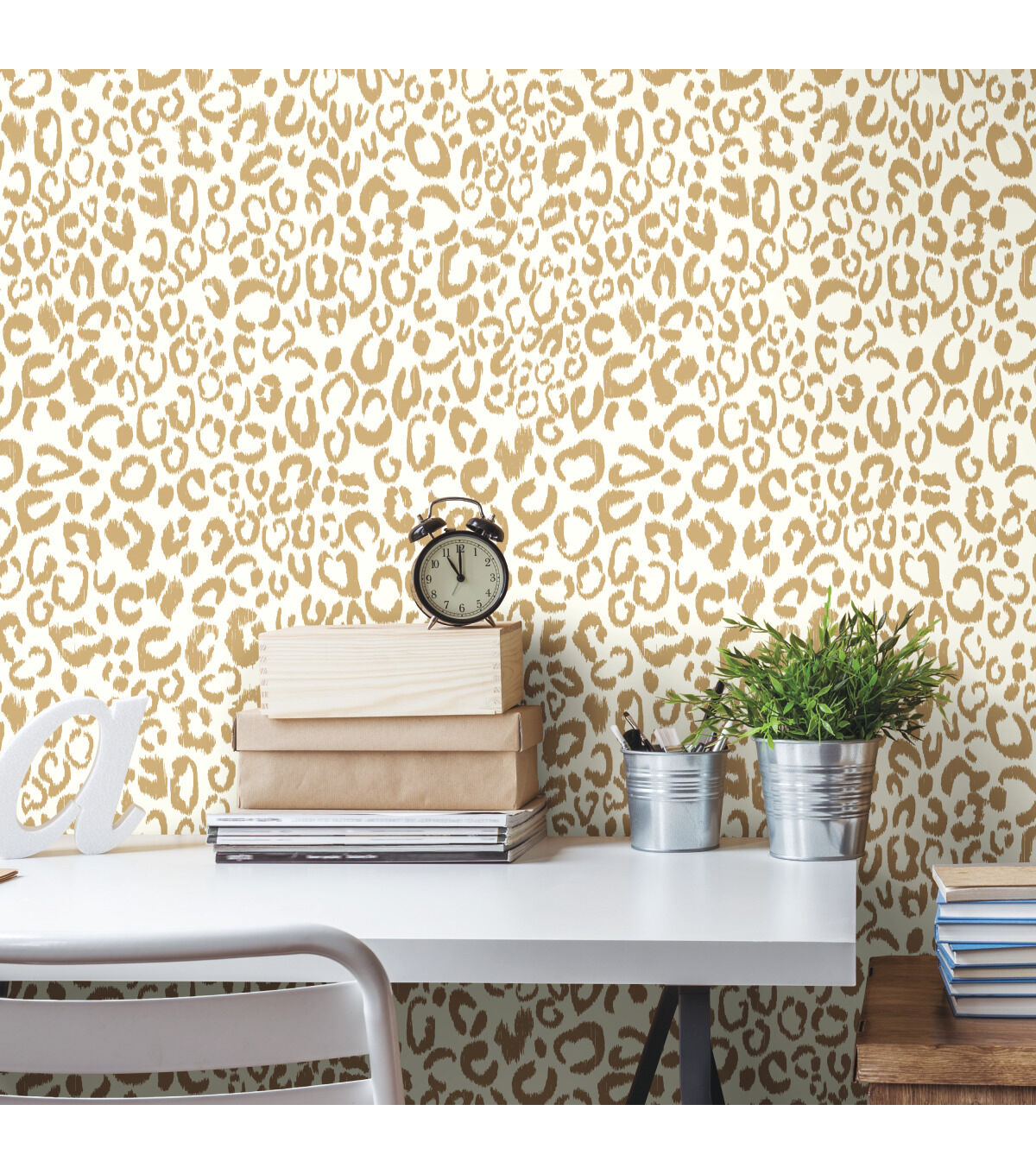 RoomMates Wallpaper Leopard