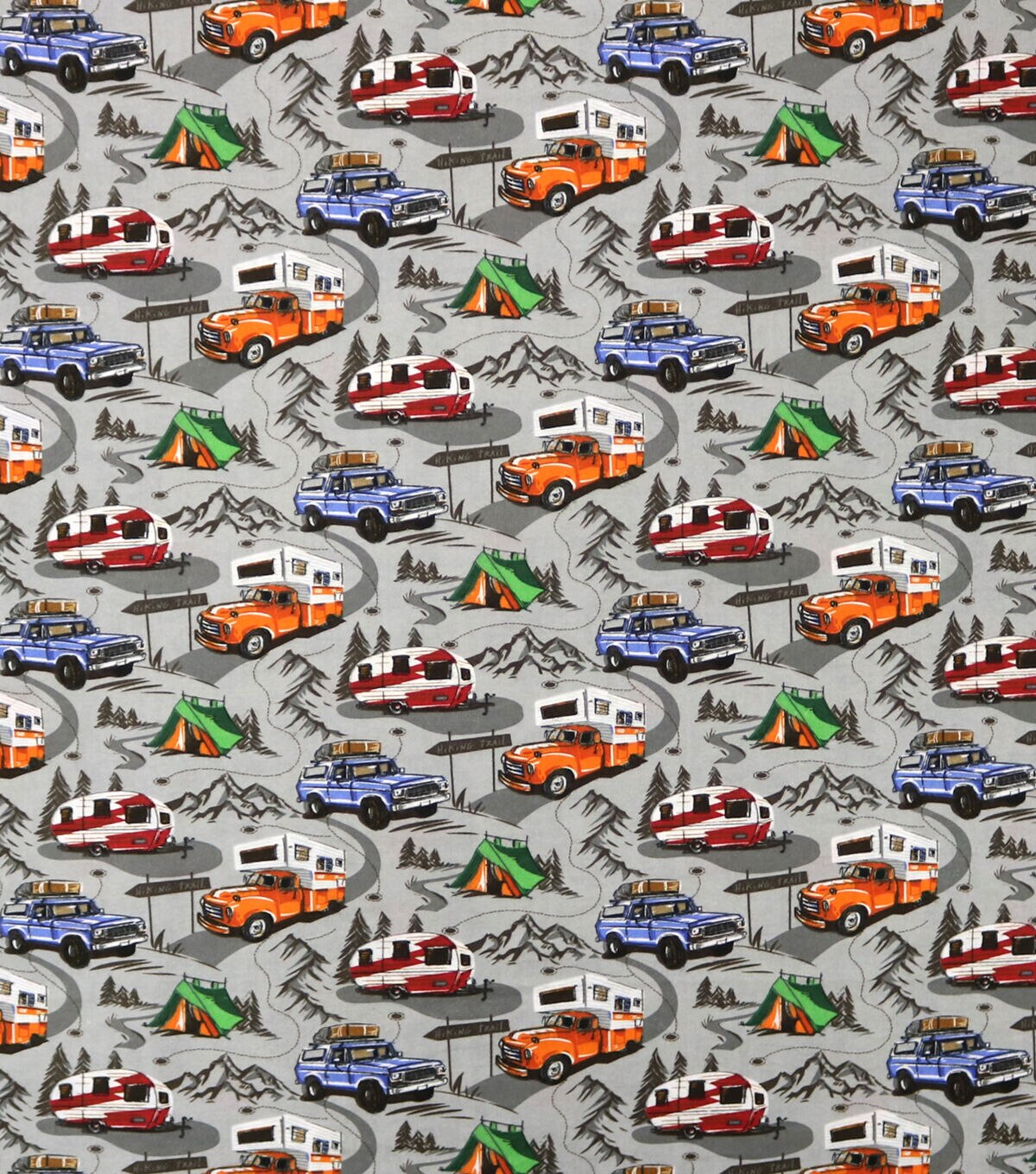 Road Trip Super Snuggle Flannel Fabric