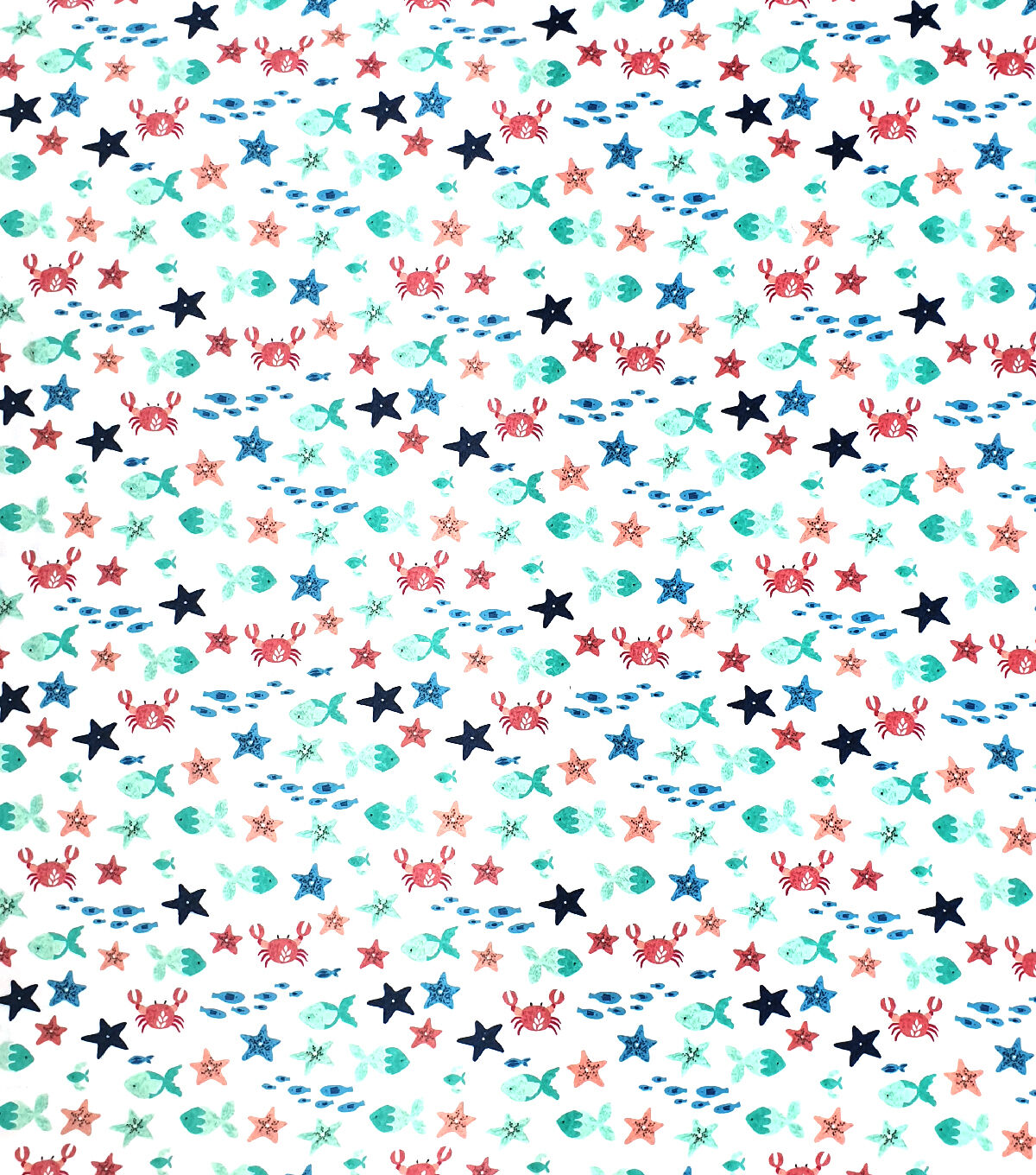 Tiny Sea Life Super Snuggle Flannel Fabric