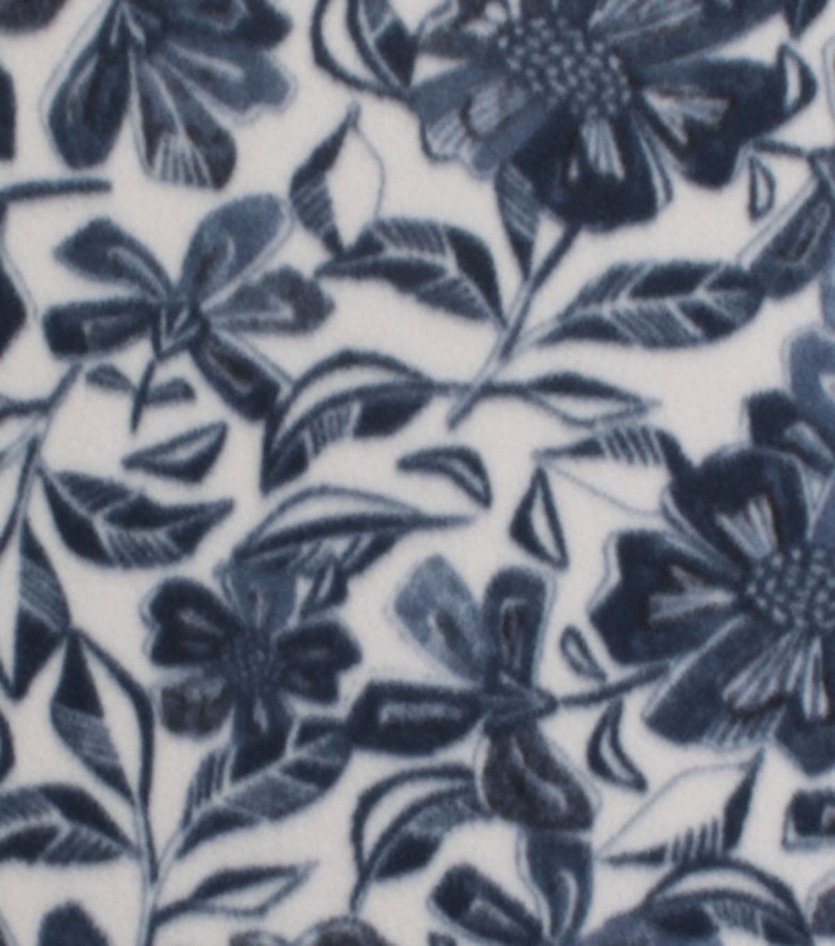 Summer Living Floral Blizzard Fleece Fabric