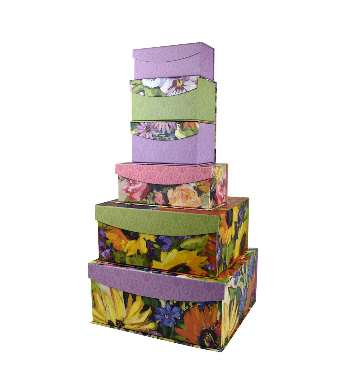 14 Gallery Floral Fliptop Box