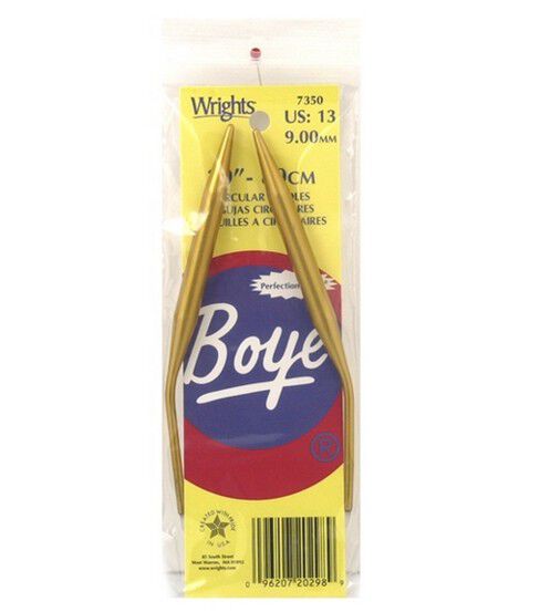 Boye 29 Circular Size 13 Aluminum Knitting Needle Set