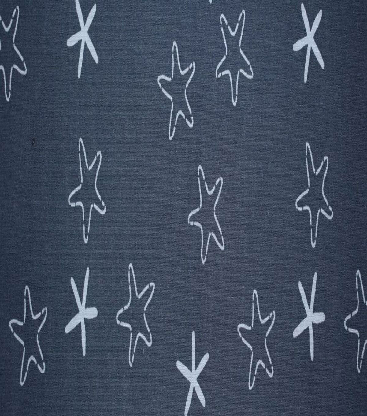 Starfishes on Navy Quilt Cotton Fabric by Quilter's Showcase