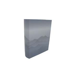 11 Blue Mountain Winter Book Shaped Box by Place & Time