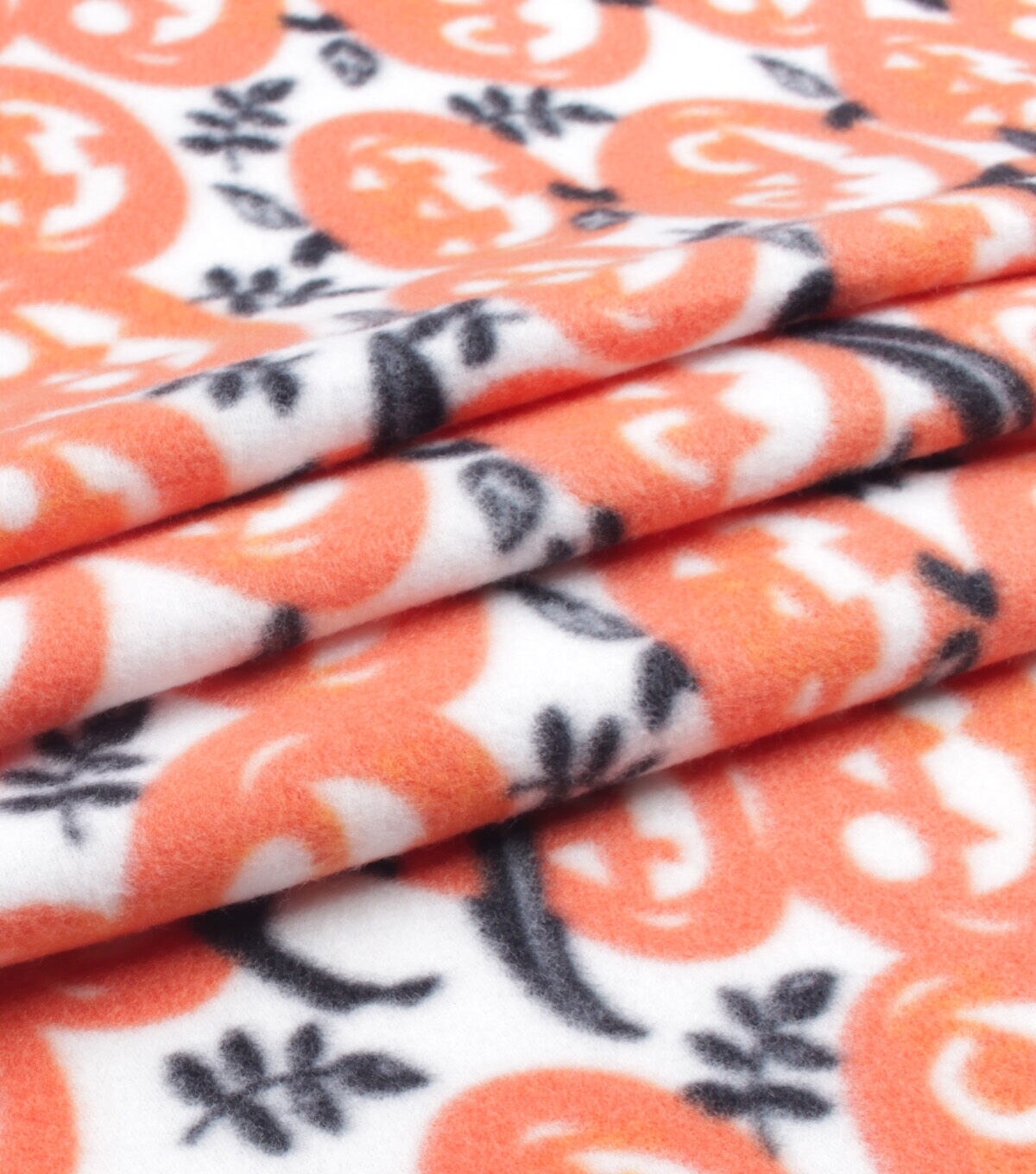 Blizzard Fleece Happy Haunting Pumpkins Fabric