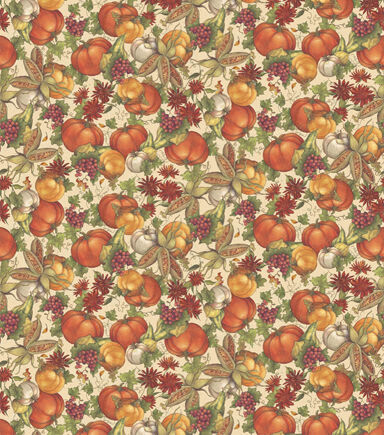 Susan Winget Harvest Pumpkins Packed Fall Cotton Fabric