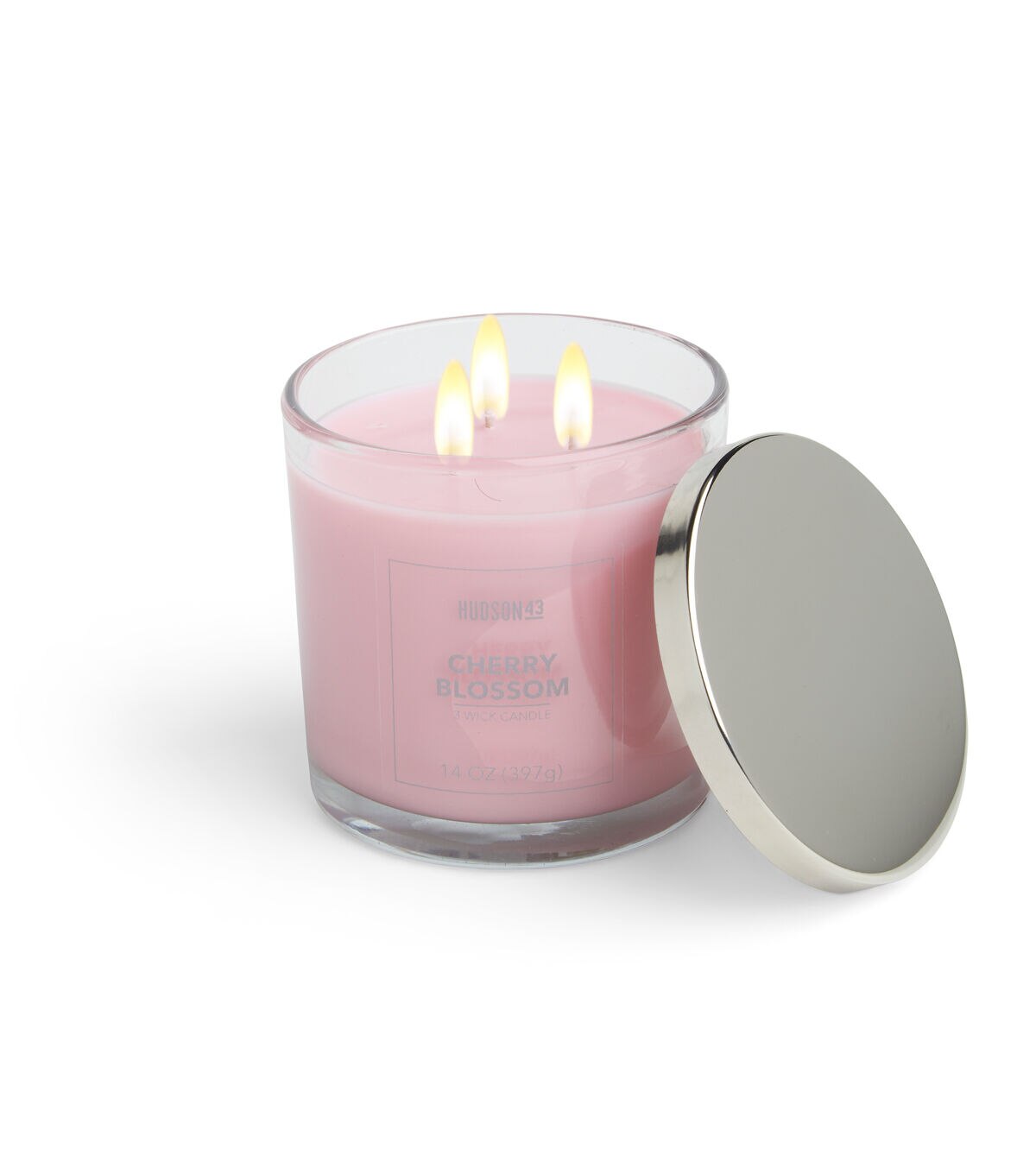 14oz Cherry Blossom Scented Jar Candle by Hudson 43