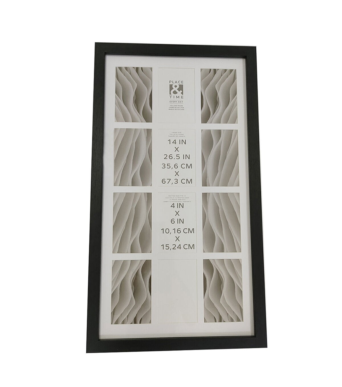 4 x 6 Black 12 Photo Collage Frame by Place & Time